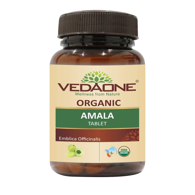 Organic Amla, 750 mg, 60 Tablets (Vedaone) - Vedaone