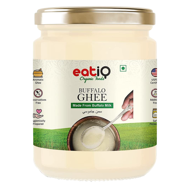 Organic Eatiq Buffalo Ghee, 250 ML - Eatiq Organic Food