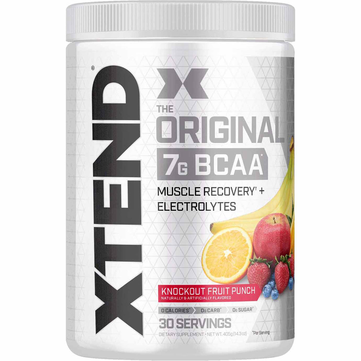 Xtend Original BCAA, Knockout Fruit Punch, 30 Servings - Xtend