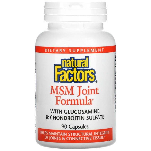 Natural Factors Joint Formula MSM, 90 Capsules - Natural Factors