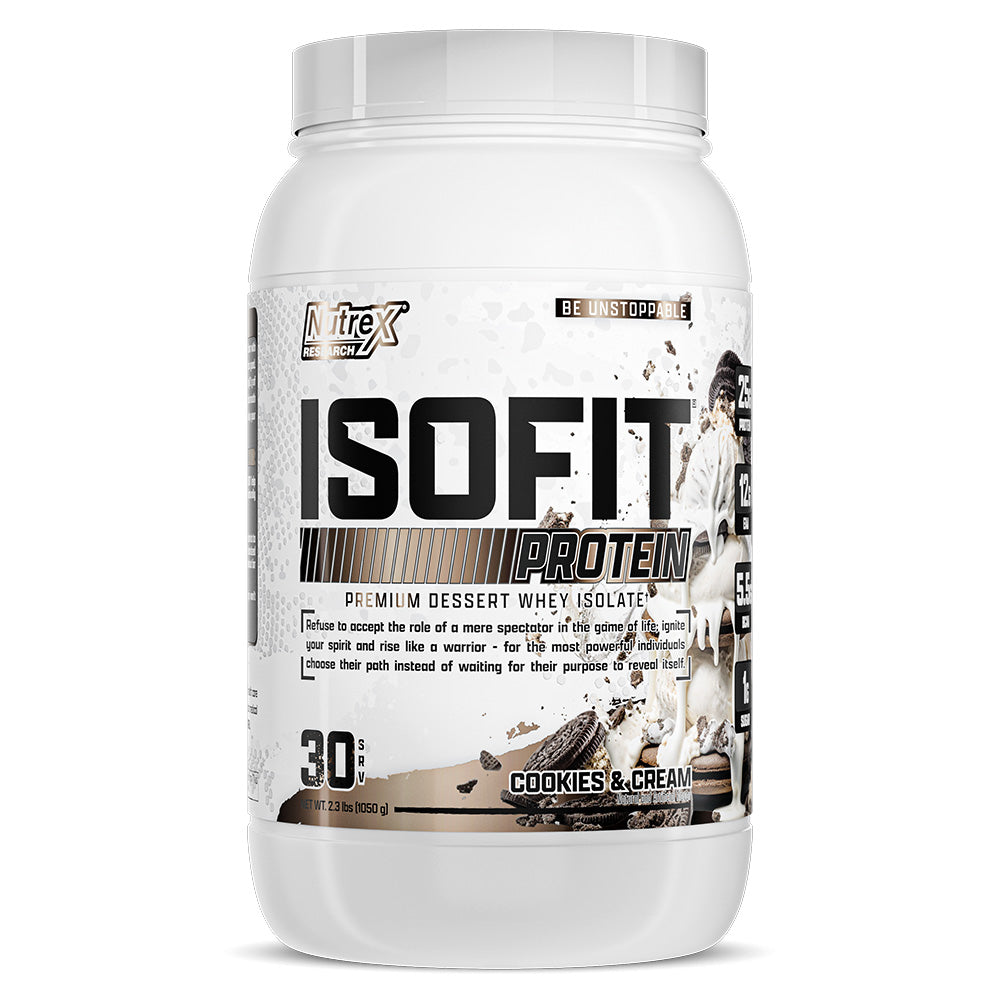 Nutrex Research Isofit, 2 LB, Cookies and Cream - Nutrex Research