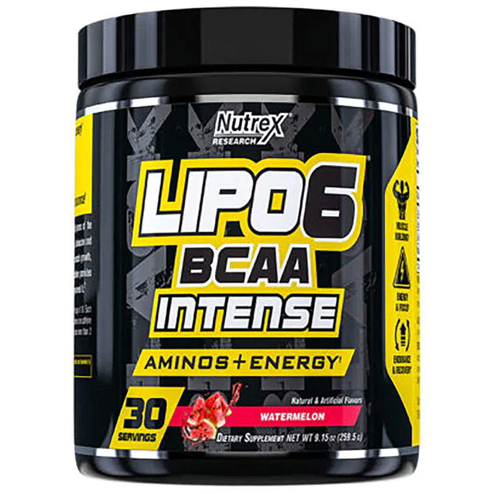 Nutrex Research Lipo 6 BCAA Intense, Watermelon, 30 - Nutrex Research