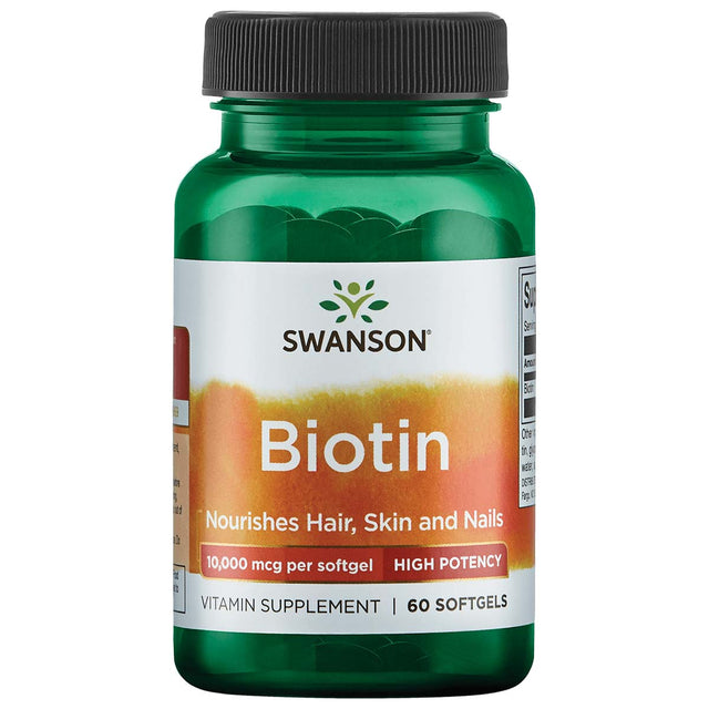 Timed Release Biotin, 10000 mcg, 60 Tablets - Swanson - Swanson