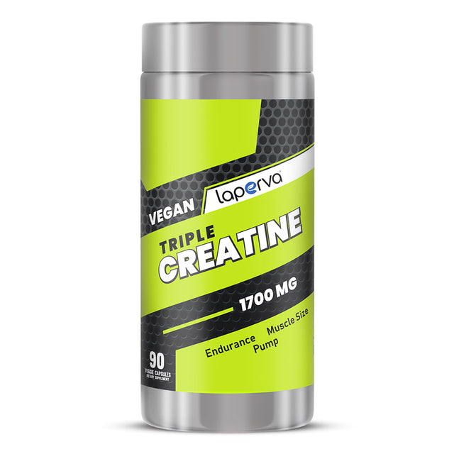 Laperva Triple Vegan Creatine, 1700 mg, 90 Veggie Capsules - Laperva