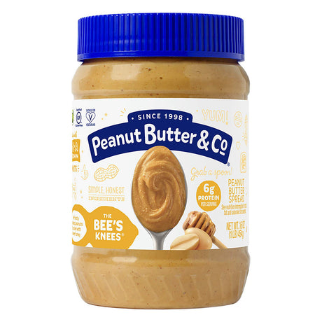 Peanut Butter & Co. The Bees Knees Peanut Butter, 1LB - Peanut Butter & Co