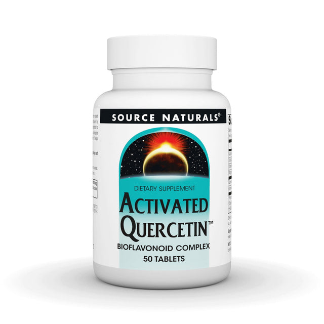 Activated Quercetin, 1000 mg, 50 Tablets, Source Naturals - Source Naturals