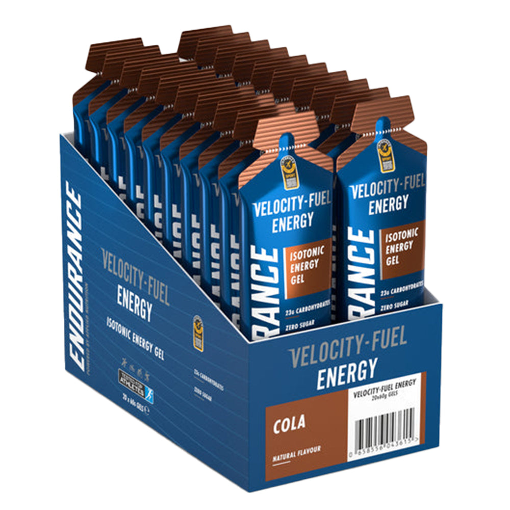 Applied Nutrition Isotonic Energy Gel, Cola, Endurance, Box of 20 Pieces - Applied Nutrition