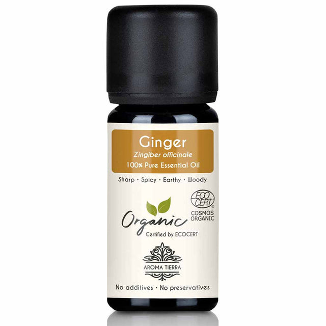 Organic Ginger Essential Oil, Aroma Tierra, 10 ML - Aroma Tierra