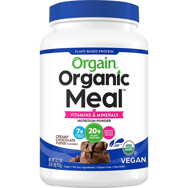 Organic Meal, Chocolate, Orgain, 912 Gm - Orgain