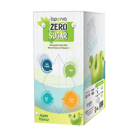 Laperva Zero Sugar Drink, 15 Sachets, Apple - Laperva