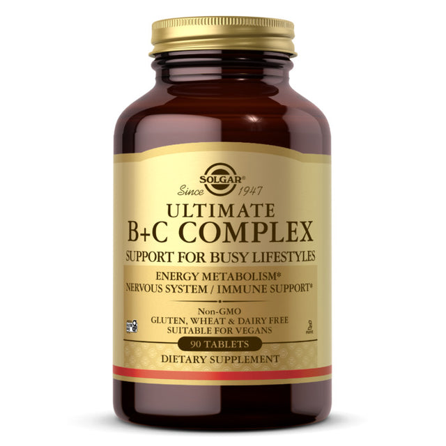 Solgar Ultimate B+C Complex, 90 Tablets - Solgar