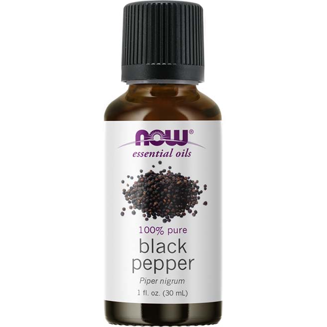 100% Pure Black Pepper Oil, 30 ml - Now - Now