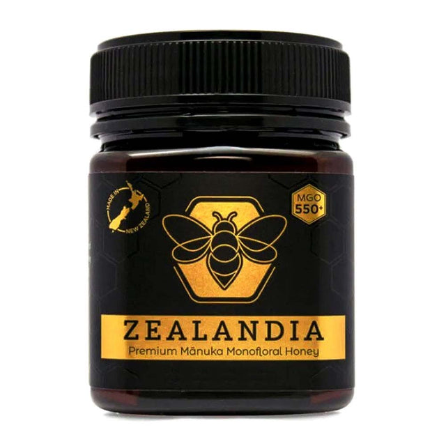 Zealandia Manuka Honey, 550+ MGO, 500 Gm - Zealandia Manuka