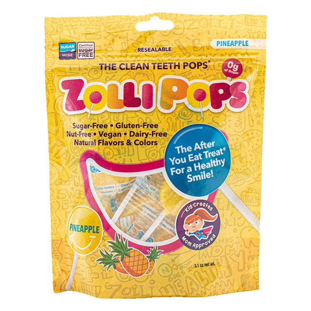 Zolli Candy pops, Pineapple, 87 Gm - Zolli Candy