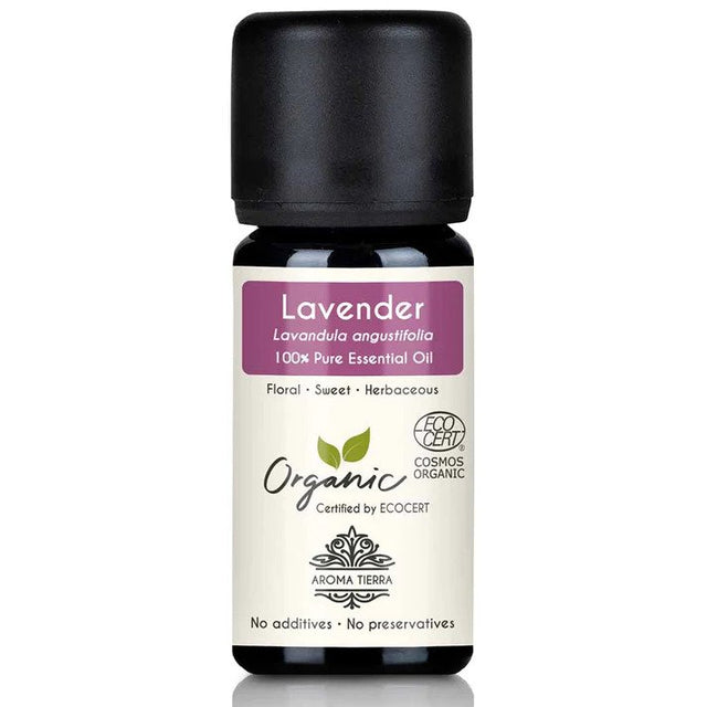 Organic Lavender Essential Oil, Aroma Tierra, 10 ML - Aroma Tierra