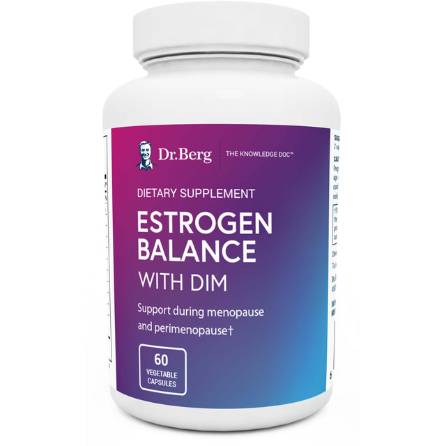 Dr. Berg Estrogen Balance, 60 Veggie Capsules - Dr. Berg’s