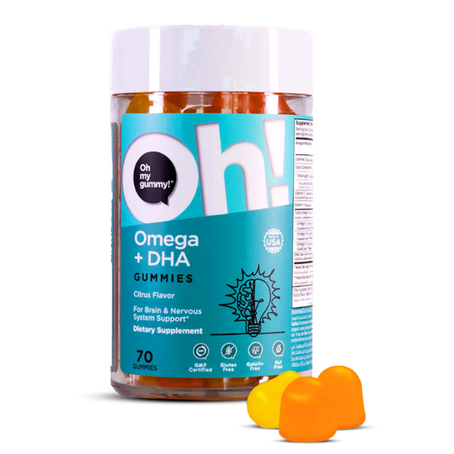 Oh My Oh! Omega With DHA, Citrus, 70 Gummies - Oh My Oh