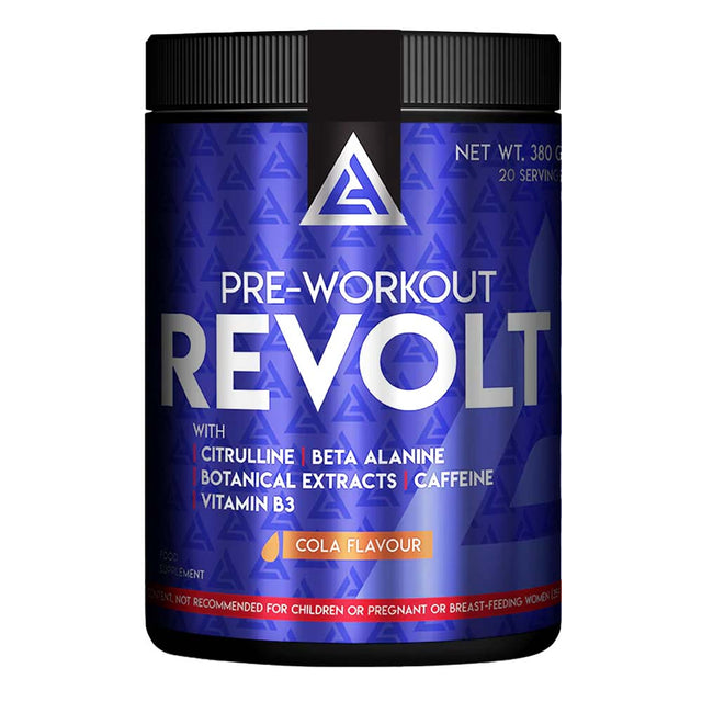 Lazar Nutrition Revolt Pre Workout, Cola, 20 - Lazar Nutrition