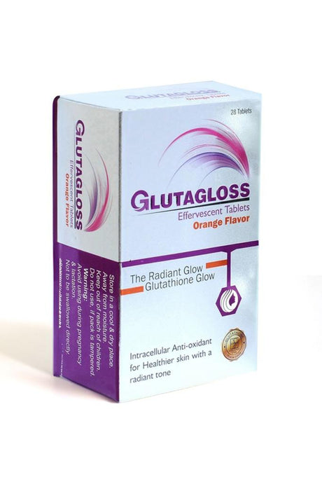 Seha Glutagloss, Orange Effervescent Tablets, 28 - Seha Pharmaceuticals