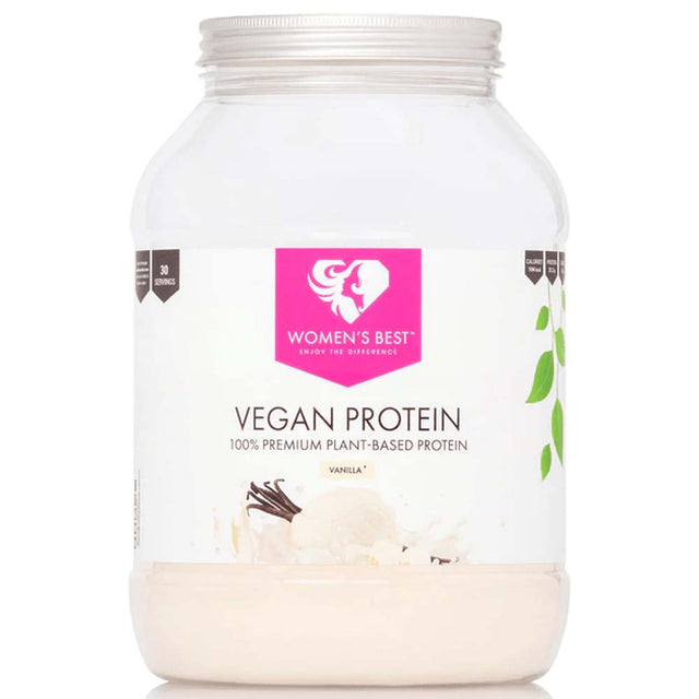 Best Women's Vegan Protein Shake, Vanilla, 1.9 LB - Women's Best