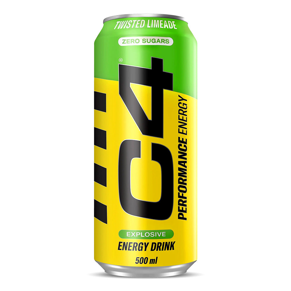 Cellucor C4 Original Carbonated Energy Drink, Twisted Limeade, 500 ML - Cellucor