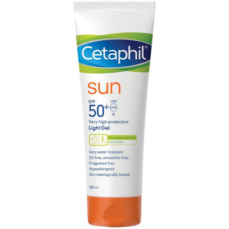 Cetaphil Light Gel Sun SPF 50+, 100 ML - Cetaphil