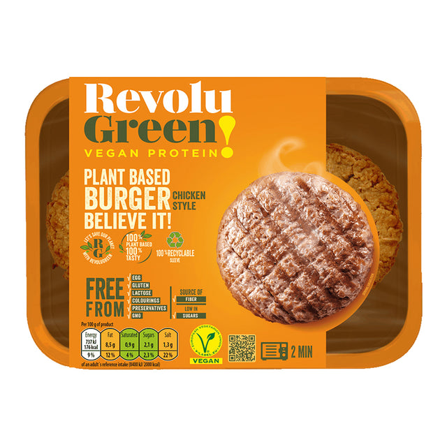 Revolu Green Chicken Burger, 150 Gm - Revolu Green