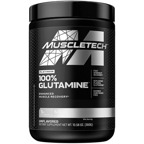 Muscletech Platinum Glutamine, Unflavored, 60 - Muscletech