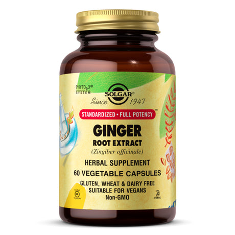 Solgar Sfp Ginger Root Extract, 60 Vegetable Capsules - Solgar