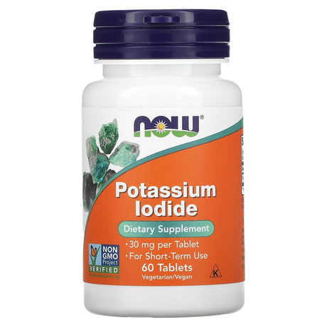 Potassium Iodide, 60 Tablets (Now) - Now