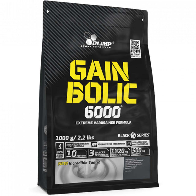 Olimp Gain Bolic 6000, Banana, 2.2 LB - Olimp Sport Nutrition