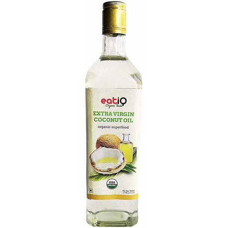 Eatiq Organic Extra Virgin Coconut Oil, 750 ML - Eatiq Organic Food