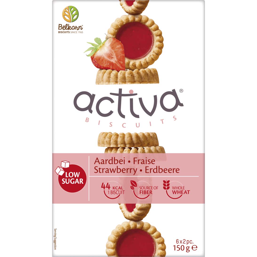 Activa Strawberry Biscuits, 150 Gm, Belkorn - Activa