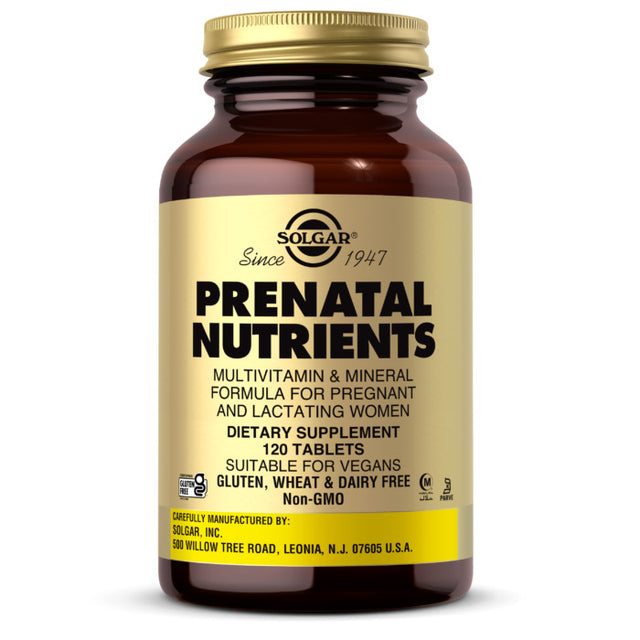 Prenatal Nutrients Solgar, 120 Tablets - Solgar