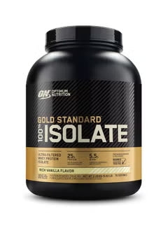 Optimum Nutrition Gold Standard 100% Isolate, Rich Vanilla, 5.2 Lb - Optimum Nutrition