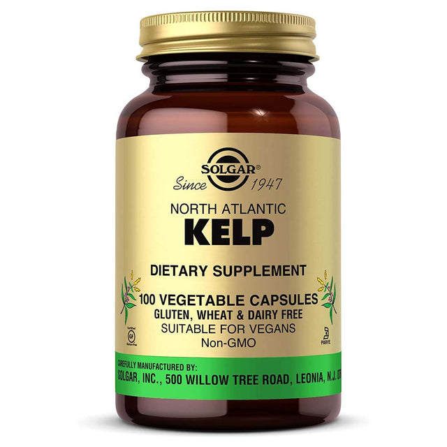 Solgar North Atlantic Kelp, 100 Vegetable Capsules - Solgar