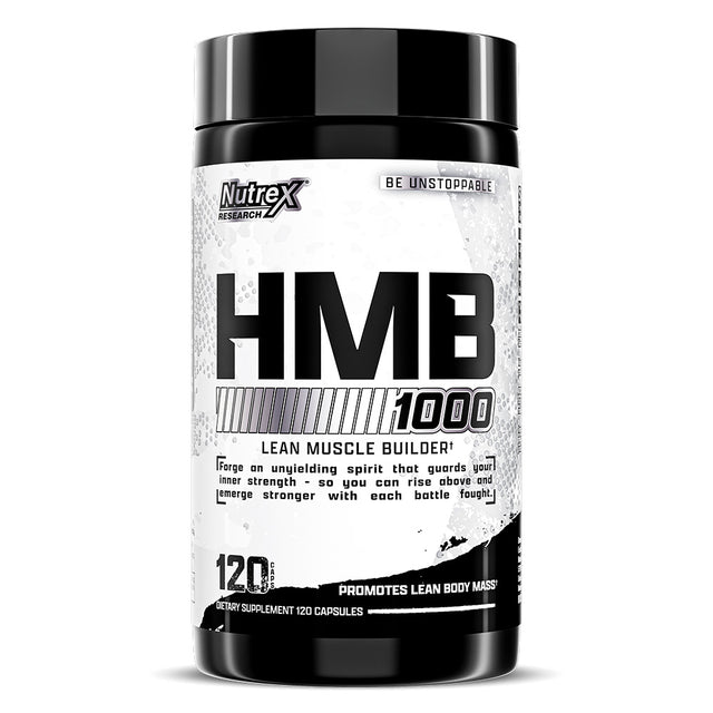 Nutrex Research HMB, 1000 mg, 120 Capsules - Nutrex Research