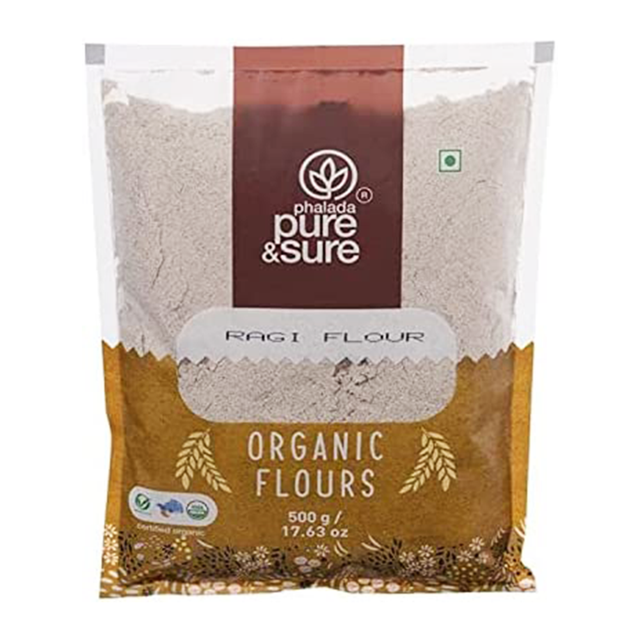 Sure & Pure Organic Ragi Flour, 500 Gm - Pure & Sure