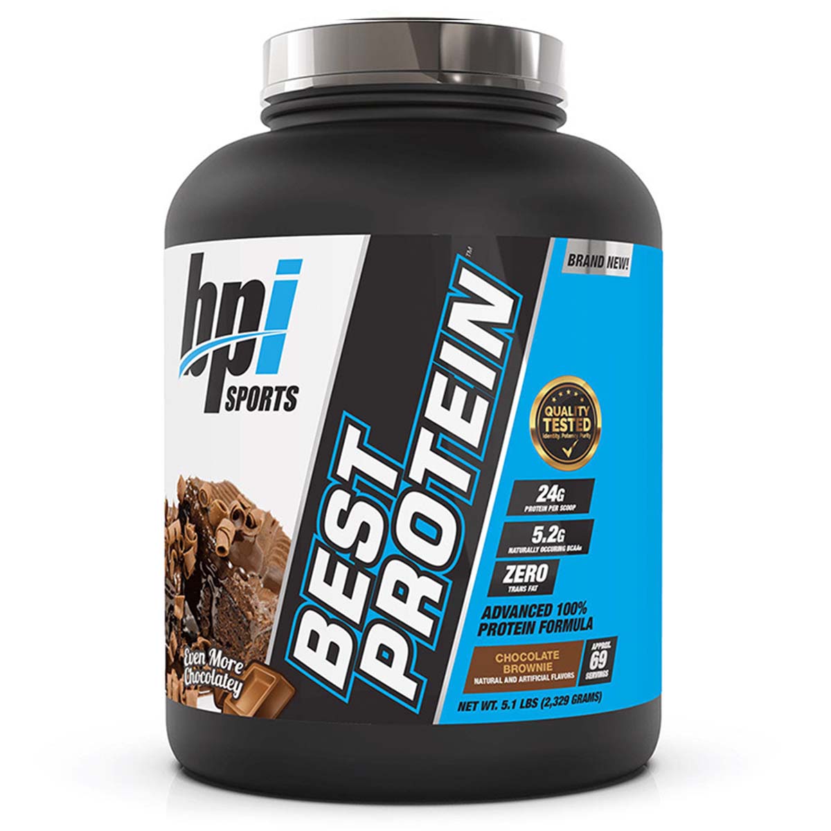 BPI Sports Best Protein, Chocolate Brownie, 5 LB - bpi Sports