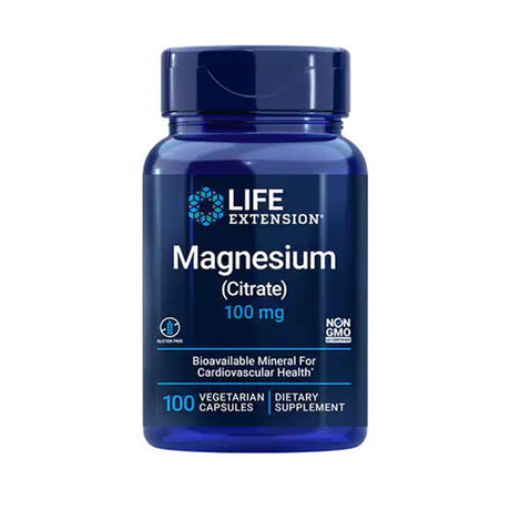 Life Extension Magnesium, 100 mg, 100 Veggie Capsules - Life Extension