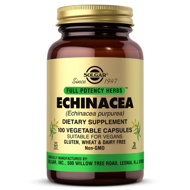 Solgar Echinacea, 100 Vegetable Capsules (Fp) - Solgar